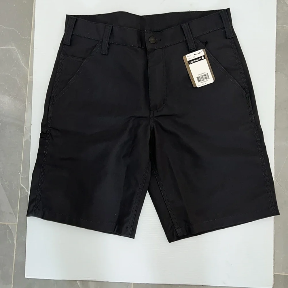 NWT Carhartt Men's Rugged Professional Relaxed Fit Canvas Short Shadow
